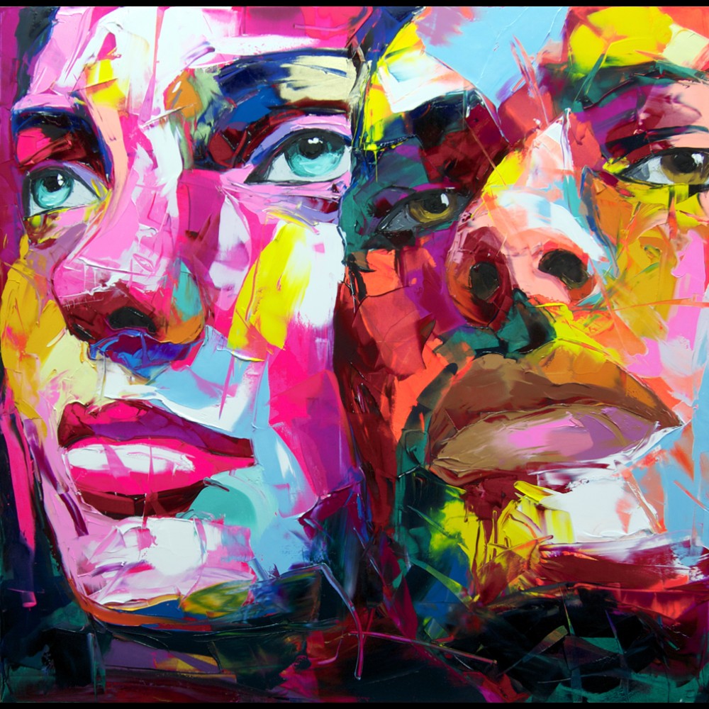 Francoise Nielly Portrait Palette Painting Expression Face173